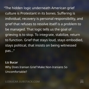 Grieving as Resistance to Power